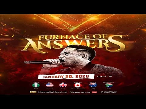 FURNACE OF ANSWERS [DAY 2] || NSPPD || 20TH JANUARY 2026