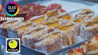 Bakery Deli Food Art Screensaver - 10 Hours - Full HD - OLED Safe