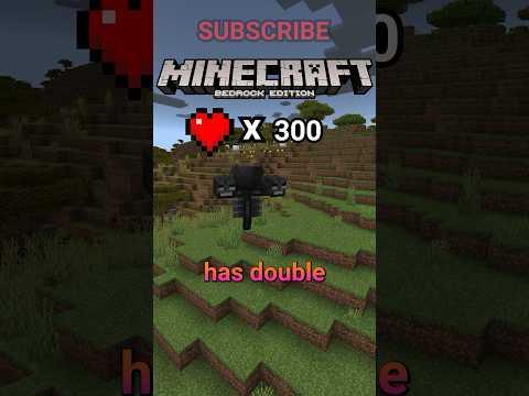 bedrock wither VS java wither