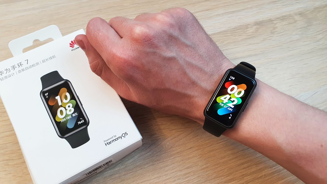 Фитнес-браслет Huawei Band 7, черный