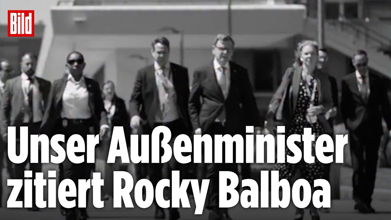 Peinlich-Post nach UN-Pleite: Außenminister Wadephul zitiert Rocky