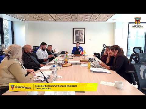 Concejo Municipal Sesion Ordinaria Nº 30