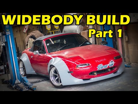 Widebody Miata Build. Part 1: Installing the Flares.
