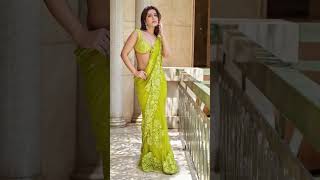 Actor Raashi Khanna  attractive saree look spotted