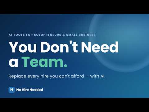 No Hire Needed video preview