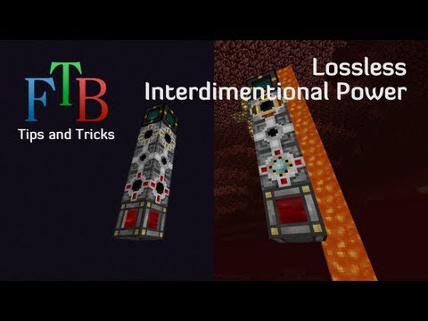 β021 Feed The Beast Tips and Tricks E13 - Lossless Interdimentional Power