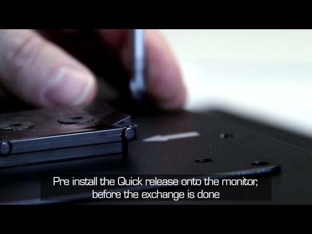 Video teaser for M VESA 75 100 Quick Release Plate