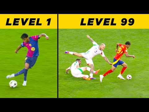LAMINE YAMAL SKILLS from Level 1 to Level 100