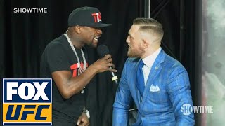 Floyd Mayweather fires back at Conor McGregor &#39;The fans can&#39;t fight for you&#39; | TOR | UFC ON FOX