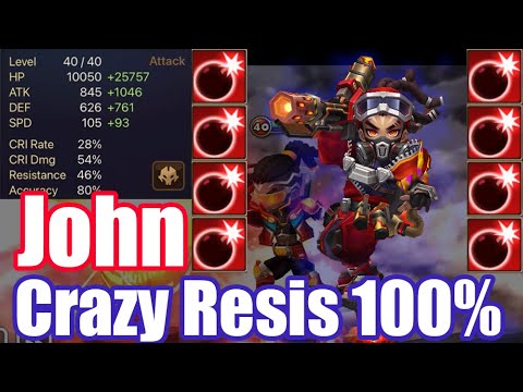 【Summoners War | Curry's RTA】The Power Bruiser Control Team with John, New RTA Play Style Debut!!