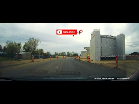 NU IESITI AFARA! Trafic SAT FRUNTESTI - BACAU In Perioada PANDEMIEI (On Board TIMELAPSE) 19.04.2020