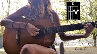 When You're Gone - Avril Lavigne - Guitar Chords - Easy Tutorial - Play Along