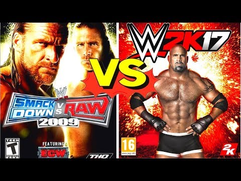 WWE SVR 2009 Finishers VS WWE 2K17 Finishers Comparison👏👏WHO IS THE BEST👏👏