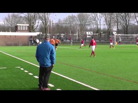 18 jan 2014 Saestum B1 - VV De Meern B2 vr 4-4 Knappe redding doelman Saestum