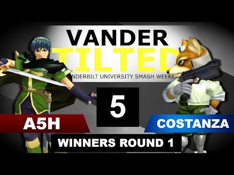 VanderTILTED #5 - Melee Singles - Costanza (Fox) VS A5h (Marth) - Winners Round 1