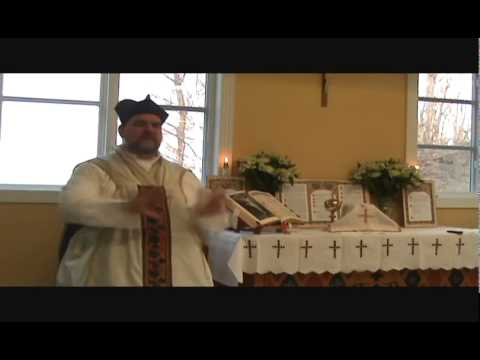 Sermon Padre Joseph Pfeiffer God gives the victories...against sedevacatism