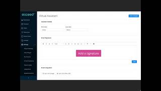 Exceed.ai Tutorial - How to Add a New Virtual Assistant