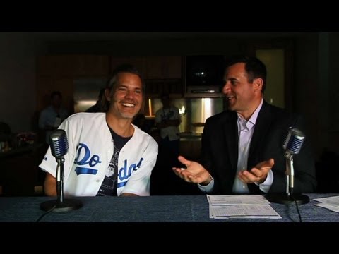 Timothy Olyphant "justifies" his first pitch
