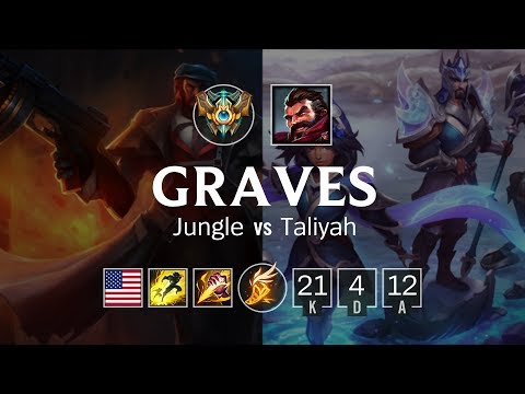 Graves Jungle vs Taliyah - NA Challenger Patch 8.20