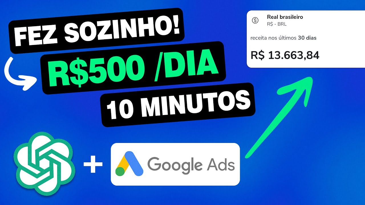 CHATGPT FEZ UMA CAMPANHA SOZINHO NO GOOGLE ADS E ESTÁ VENDENDO MUITO - SURREAL