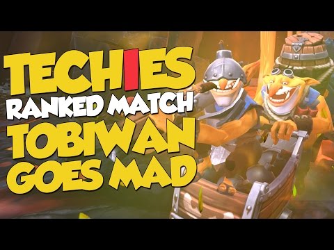 DotA 2 - Techies Ranked 7.00 - TobiWan Goes MAD!!!