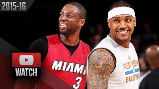 Dwyane Wade - Miami Heat - Carmelo Anthony - New York Knicks