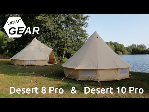 yourGEAR Desert PRO • Tipizelt aus Baumwolle • optional mit Schlafkabine und/ oder Sonnendach • Tipi