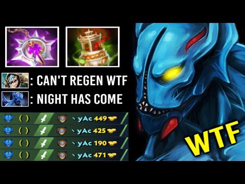 How To DELETE Slark EZ! Nullifier Night Stalker DARKNESS Only No Regen RIP Slark 7.22 Dota 2