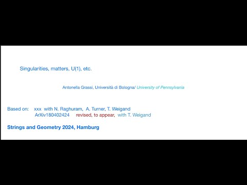 Antonella Grassi - Terminal Singularities and U(1)