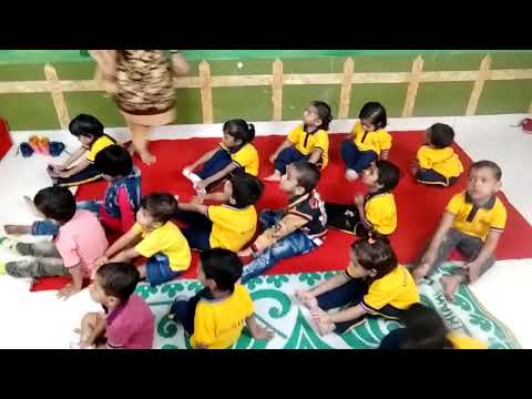 Yoga class for play school unnati kids