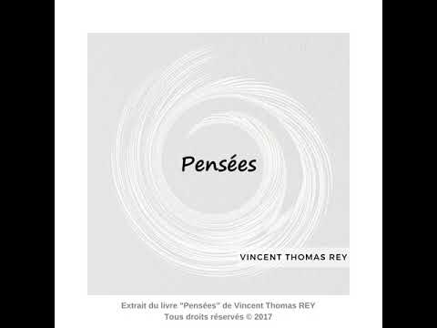 Extrait du livre "Pensées" de Vincent Thomas REY (ebook) - Vidéo officielle (© Tous Droits Réservés)