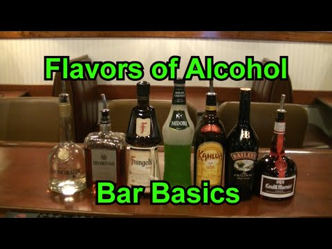 Bar Basics The Flavors Of Alcohol Flavor of Liquor Liqueur & Schnapps