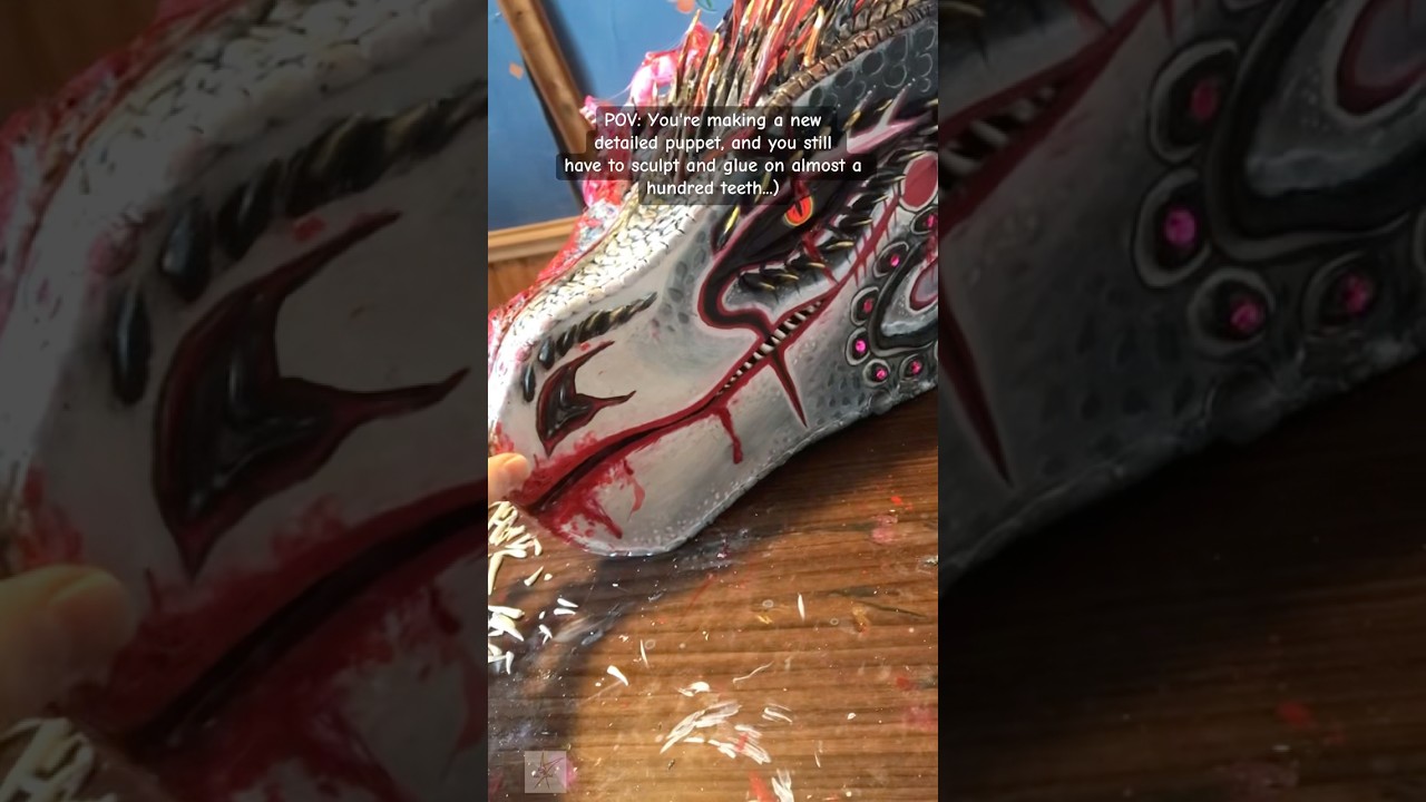 That's exactly how it was..) #adeleorel #dragon #dragonpuppets #puppet #art #pov #pyf #fanny #cool