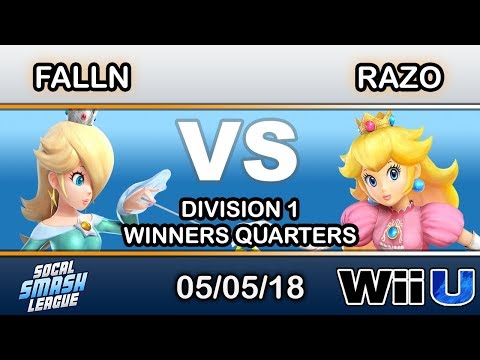 SCSL Div 1 - falln (Rosalina) Vs. LH | Razo (Peach) Winners Quarters - Smash 4