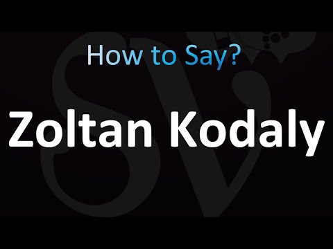 How to Pronounce Zoltan Kodaly (correctly!)