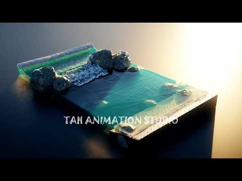 3D Animation VFX Beach Ocean | Blender VFX