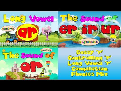 Bossy 'r' / Controlling 'r' / Long Vowels 'ar, er, ir, ur, or' Compilation (three videos)