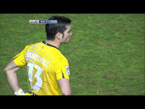Gol de Mainz en el Osasuna (1-1) Granada CF - HD