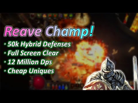 Reave Blade Flurry GC Champion League Start Guide [Path of Exile 3.26]