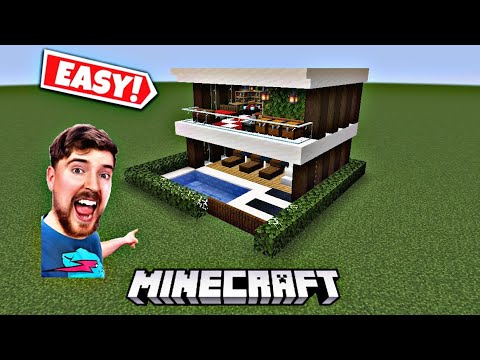 Hunter Sky - Minecraft: learning How to Build a modern house: tutorial