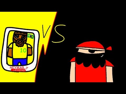 Figurinha do Neymar vs mussoumano  batalha de rima animada no flipaclip