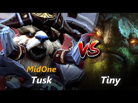 MidOne mid Tusk vs Tiny | First 10 minutes