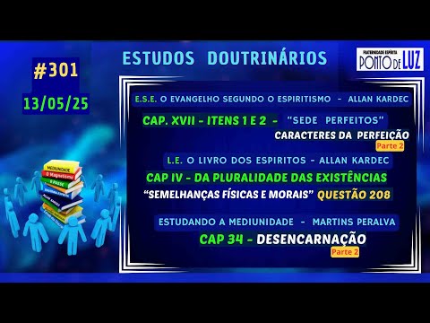 #301 GED - Grupo de ESTUDOS DOUTRINÁRIOS em 13/05/25