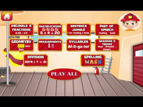 Fireman Kids 3rd Grade Games Video