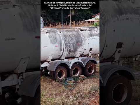 GOIAPORÁ DISTRITO DE AMORINÓPOLIS GOIÁS, PROJETO VISÃO AÉREA - RUINAS DO LATICÍNIOS VIDA EP-5/5.
