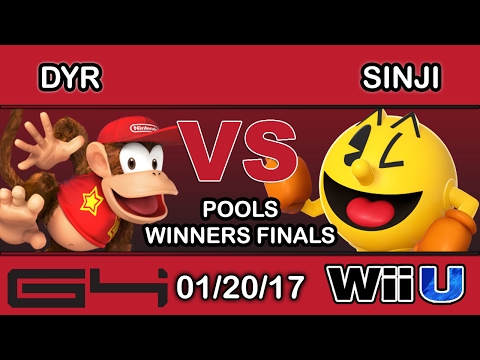 Genesis 4 - MVG | dyr (Diddy Kong) Vs. Sinji (Pac-Man) WF: F3 - Smash Wii U
