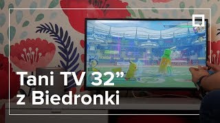 Czy warto kupić tani telewizor z Biedronki? Sprawdzamy Hykker 32"