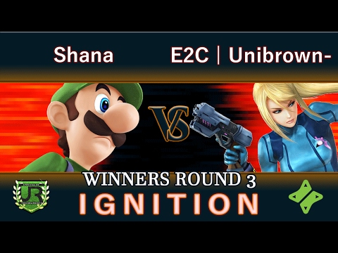 Ignition #74 WINNERS ROUND 3 - Shana (Luigi) vs E2C | Unibrownies (Zero Suit Samus)