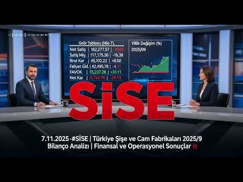 🔴🇹🇷 #SISE | Türkiye Şişe ve Cam Fabrikaları 2025/9 Bilanço Analizi | Gelir Düştü, Kâr Arttı 🧿