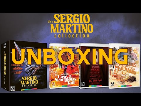 The Sergio Martino Collection Unboxing | High-Def Digest